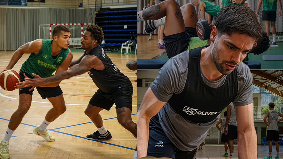 Federación Portuguesa de Baloncesto utilizando el GPS de OLIVER PRO 