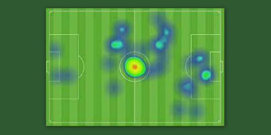 Mappe di Calore nel Calcio Luis Suarez 